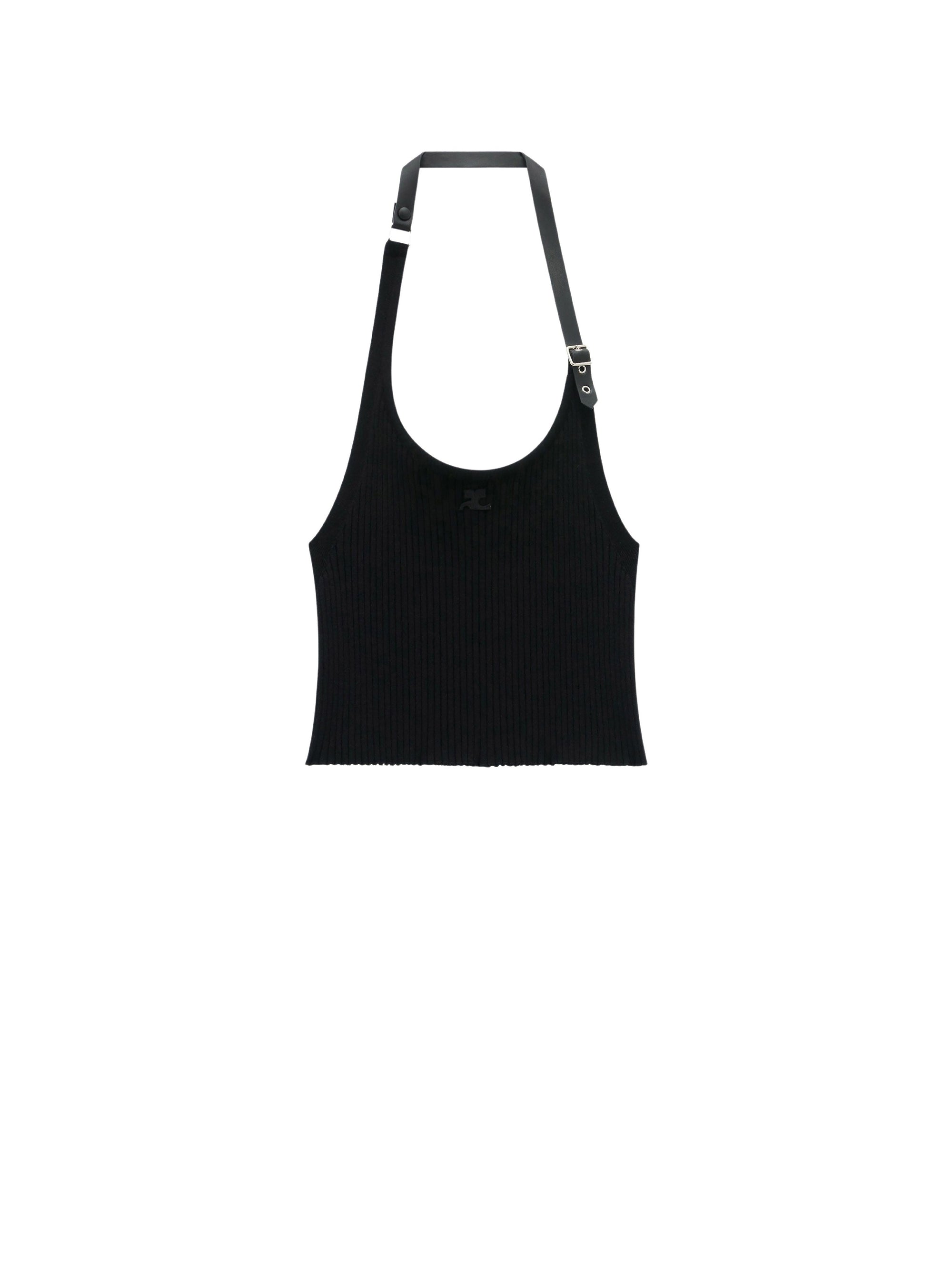 24pcs NEW / DÉBARDEUR HOLISTIQUE À SANGLE - Black