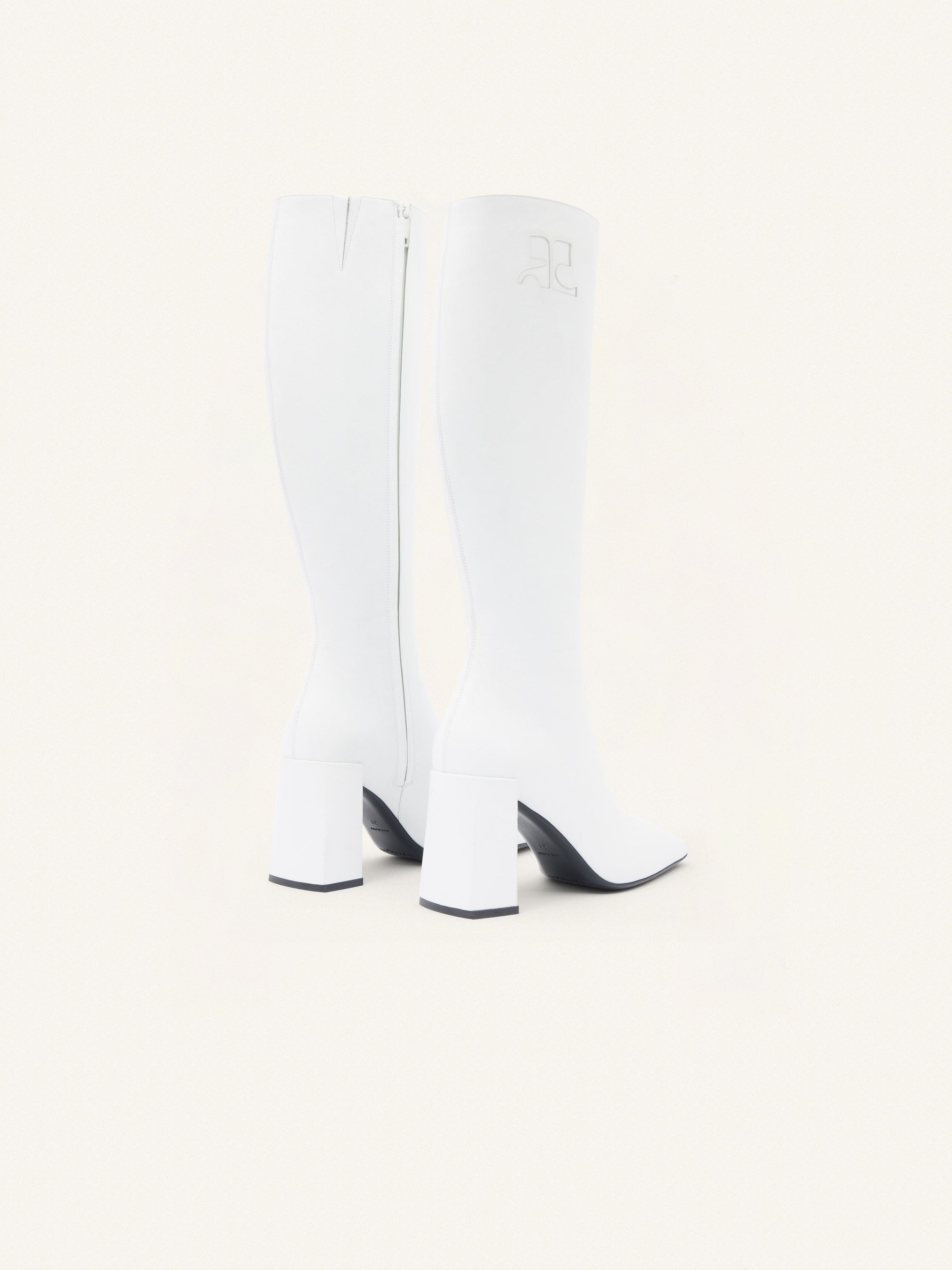 28pcs NEW / BOTTE HÉRITAGE EN CUIR  - Heritage white