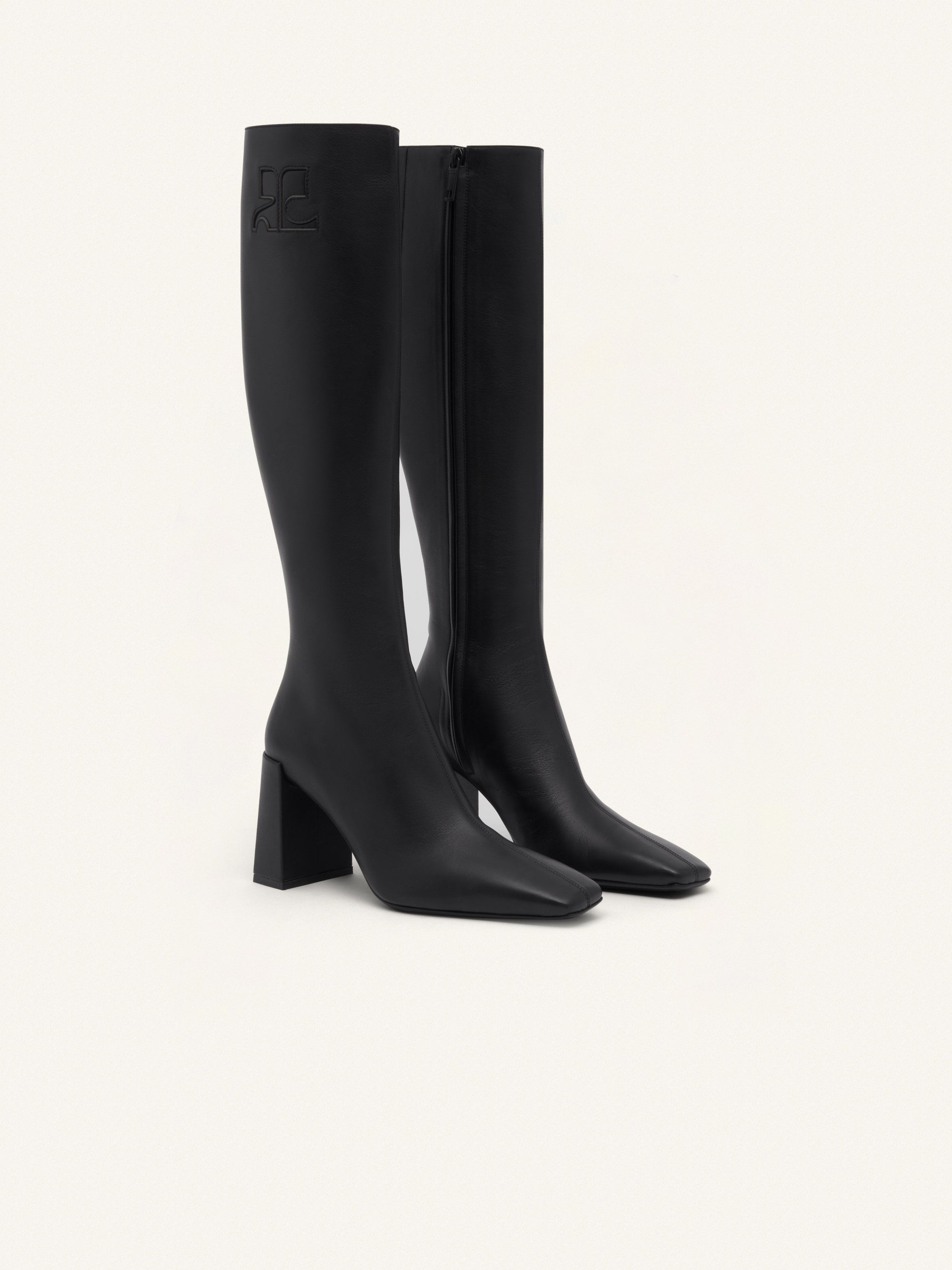 74pcs NEW / BOTTE HÉRITAGE EN CUIR  - Black