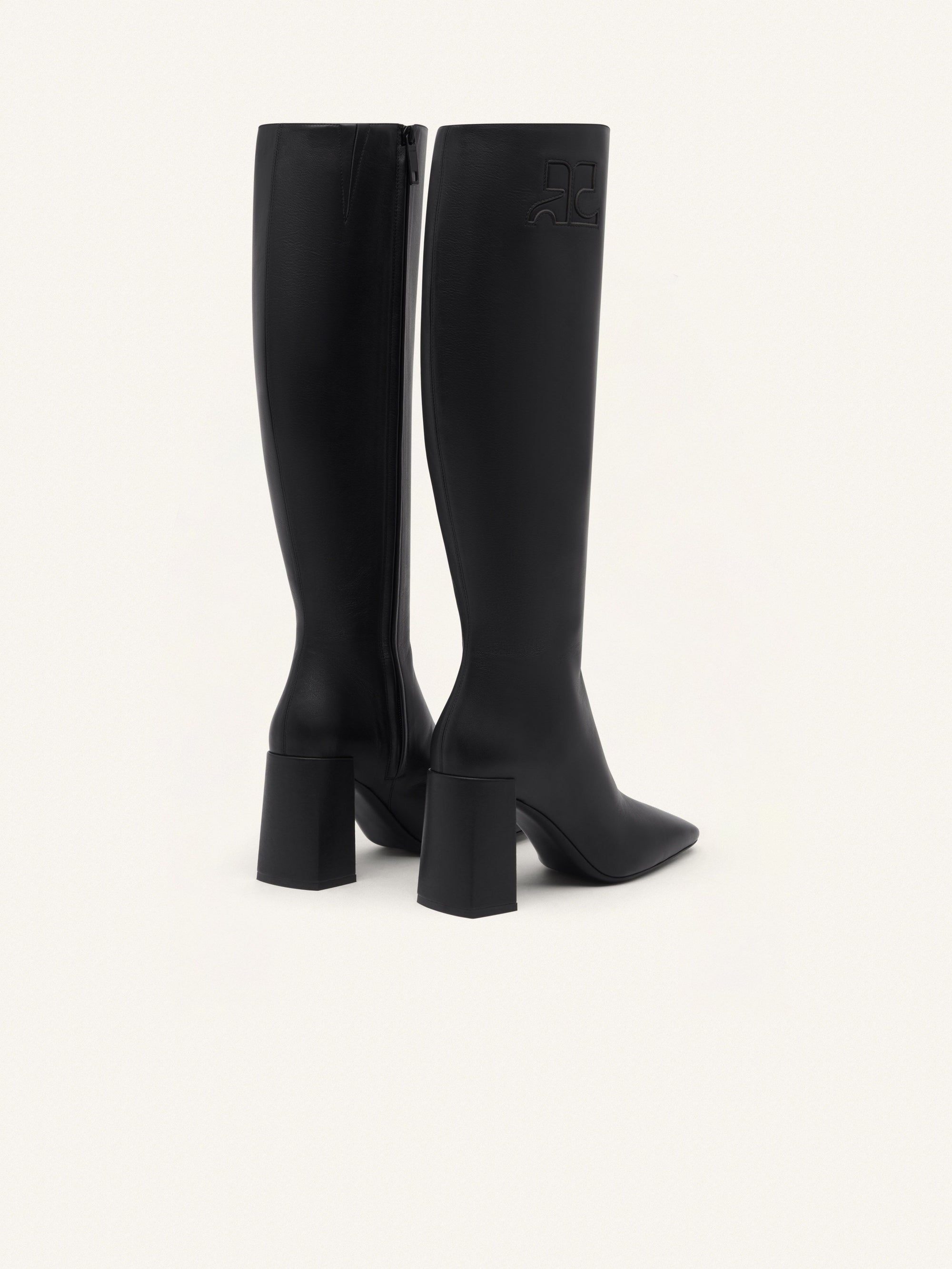 74pcs NEW / BOTTE HÉRITAGE EN CUIR  - Black