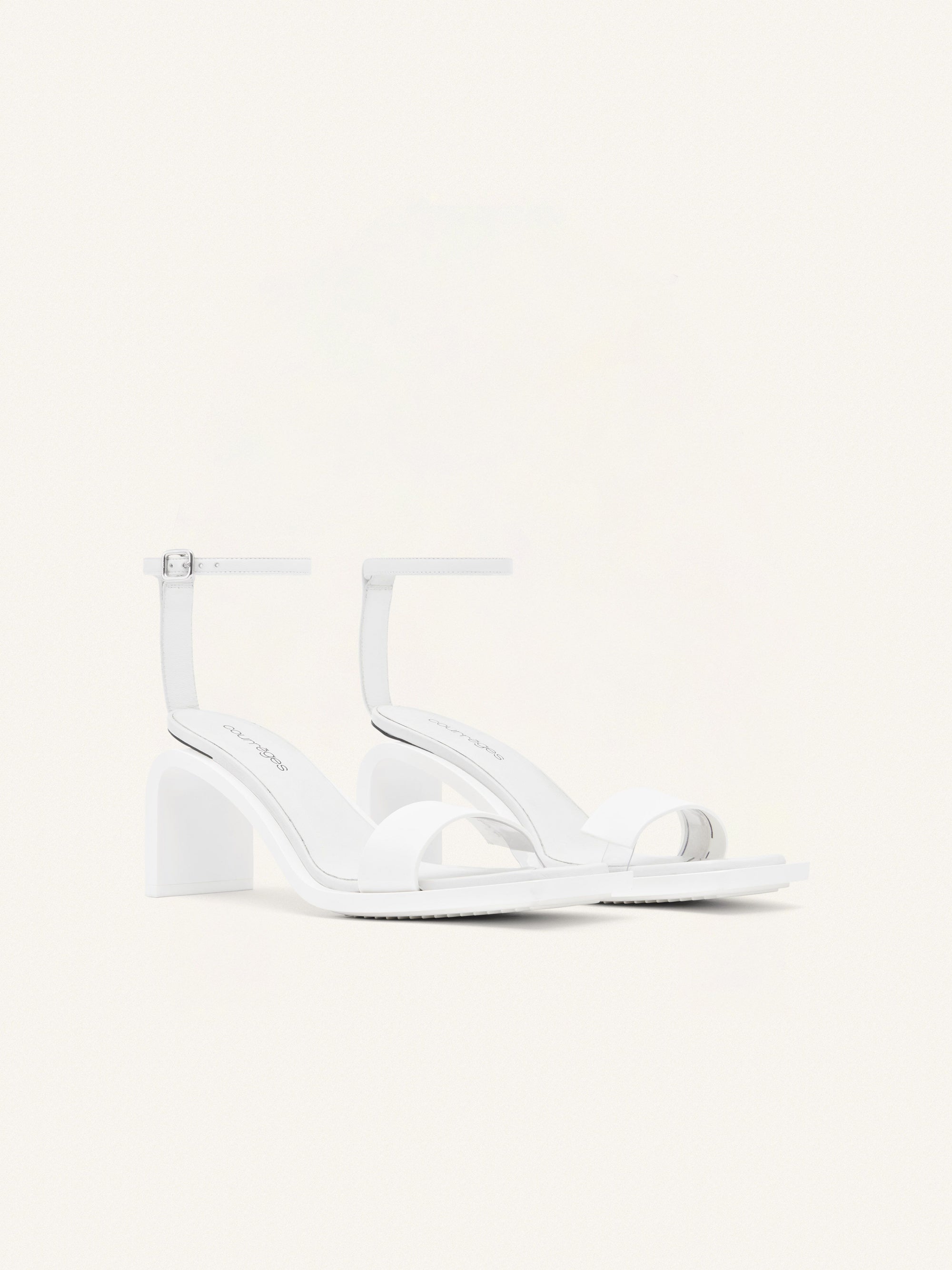 8pcs NEW / SANDALES STREAM CUIR  - Heritage white