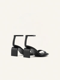 8pcs NEW / SANDALES STREAM CUIR  - Black