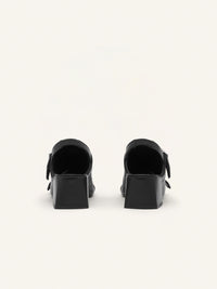 5pcs NEW / SANDALES GOGO CUIR  - Black