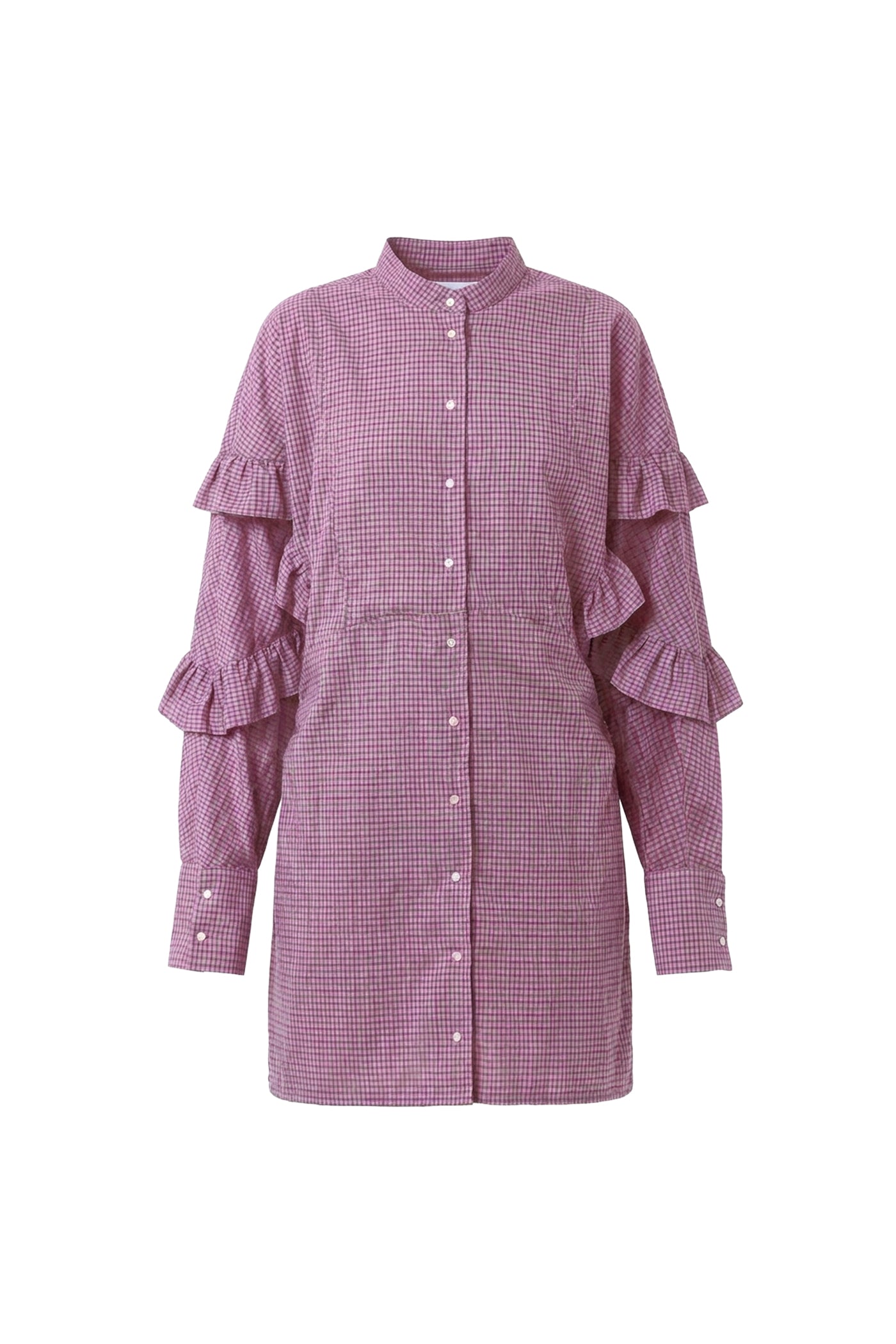 Robe courte Tell Isaac en coton - Rose