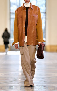 Rust / Chemise Lucas en cuir - Rust