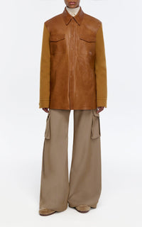 Rust / Chemise Lucas en cuir - Rust