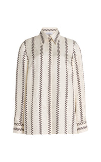 Ivory / Chemise Cruz en cachemire - Ivory
