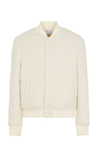 Ivory / Bomber Brandon cachemire et laine - Ivory