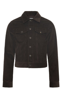 Barry Trucker en bouleau doré recyclé coton denim