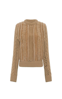 Natural / Pull Toth en peau lainée - Natural