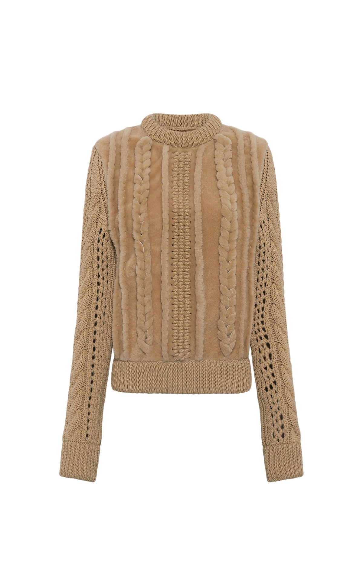 Natural / Pull Toth en peau lainée - Natural