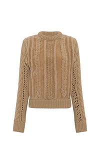 Toth shearling sweater - Natural