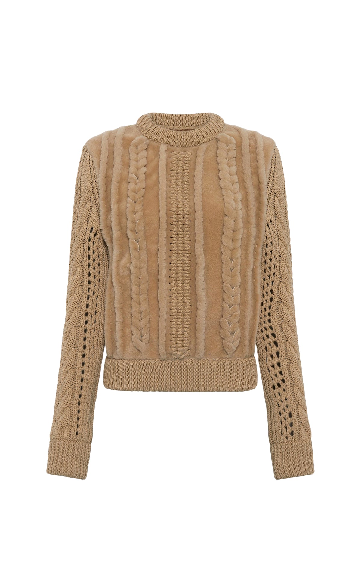 Toth shearling sweater - Natural