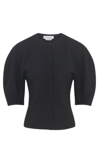 Black / Top Waverly en laine - Black