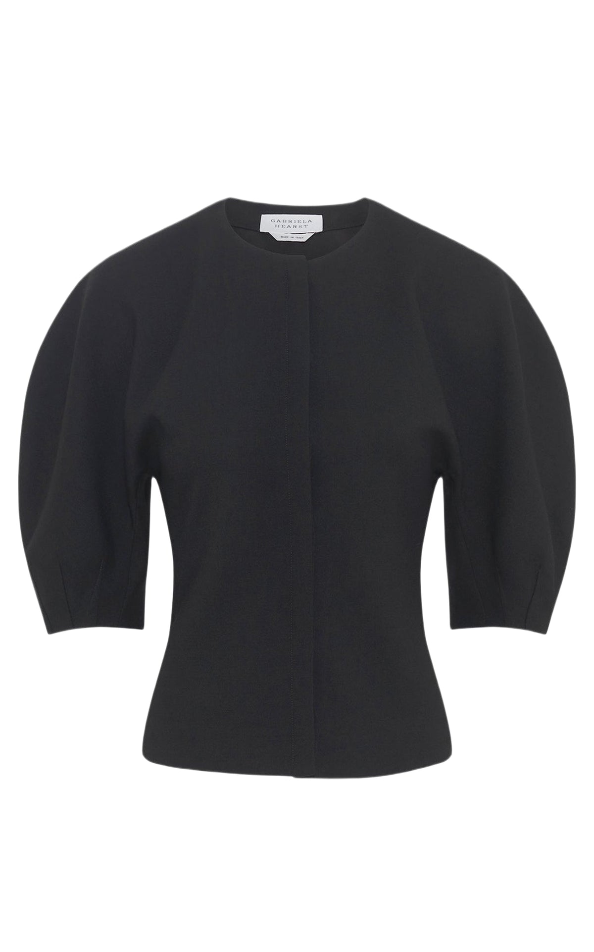 Black / Top Waverly en laine - Black