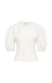 Ivory / Top Waverly en laine - Ivory
