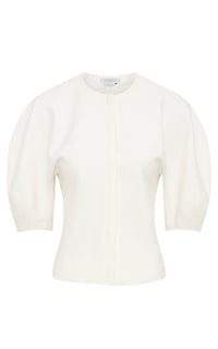 Ivory / Top Waverly en laine - Ivory