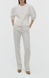 Ivory / Top Waverly en laine - Ivory
