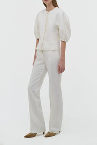 Ivory / Top Waverly en laine - Ivory