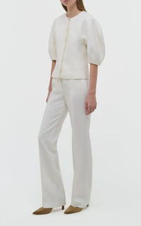 Ivory / Top Waverly en laine - Ivory