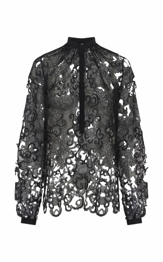 Black / Blouse Dietrich en soie - Black