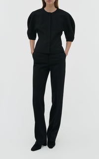 Black / Pantalon Cecilia en laine - Black