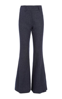 Navy / Pantalon Rhein en laine - Navy