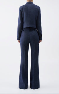 Navy / Pantalon Rhein en laine - Navy
