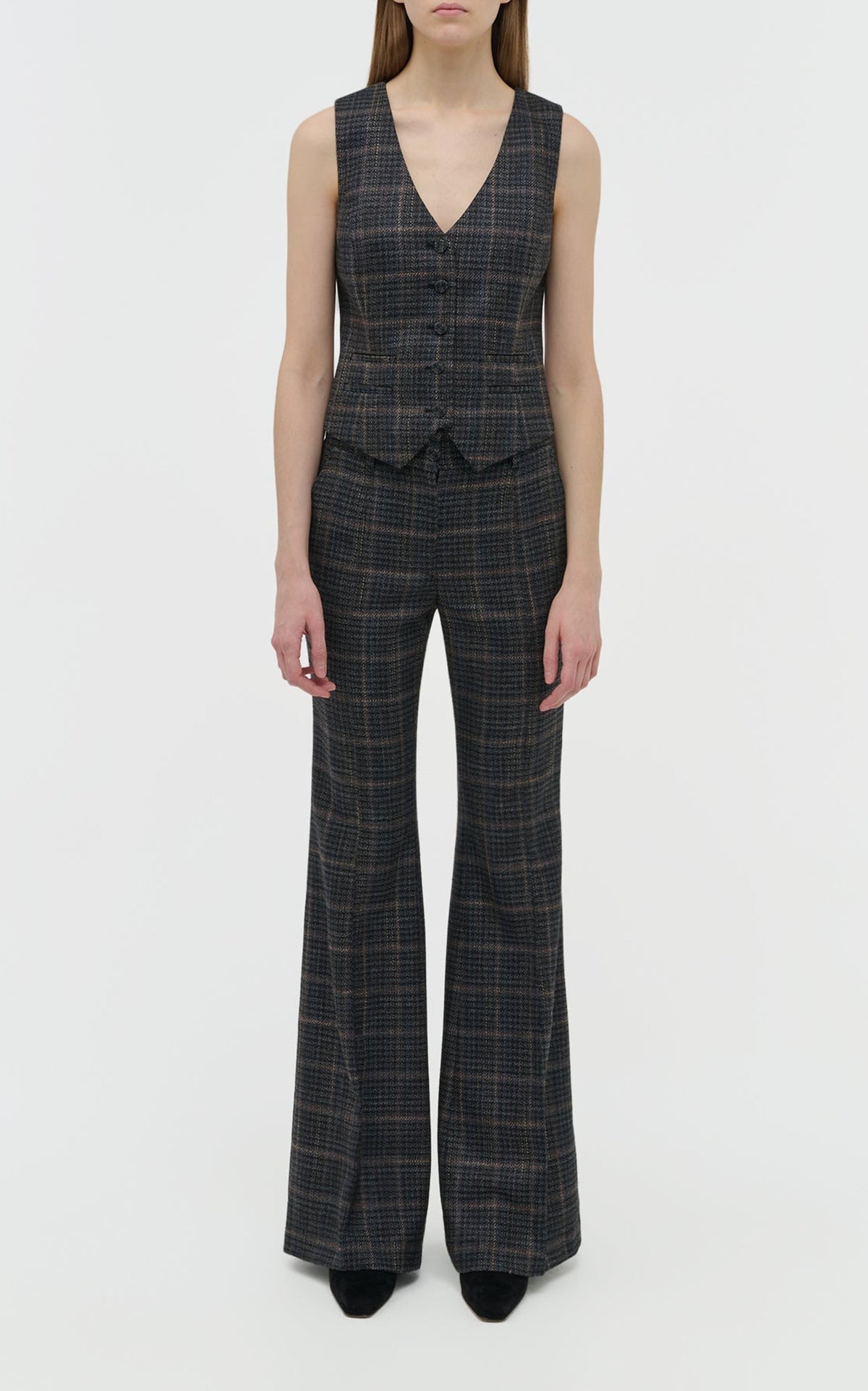 Charcoal Multi / Pantalon Rhein en laine - Charcoal Multi