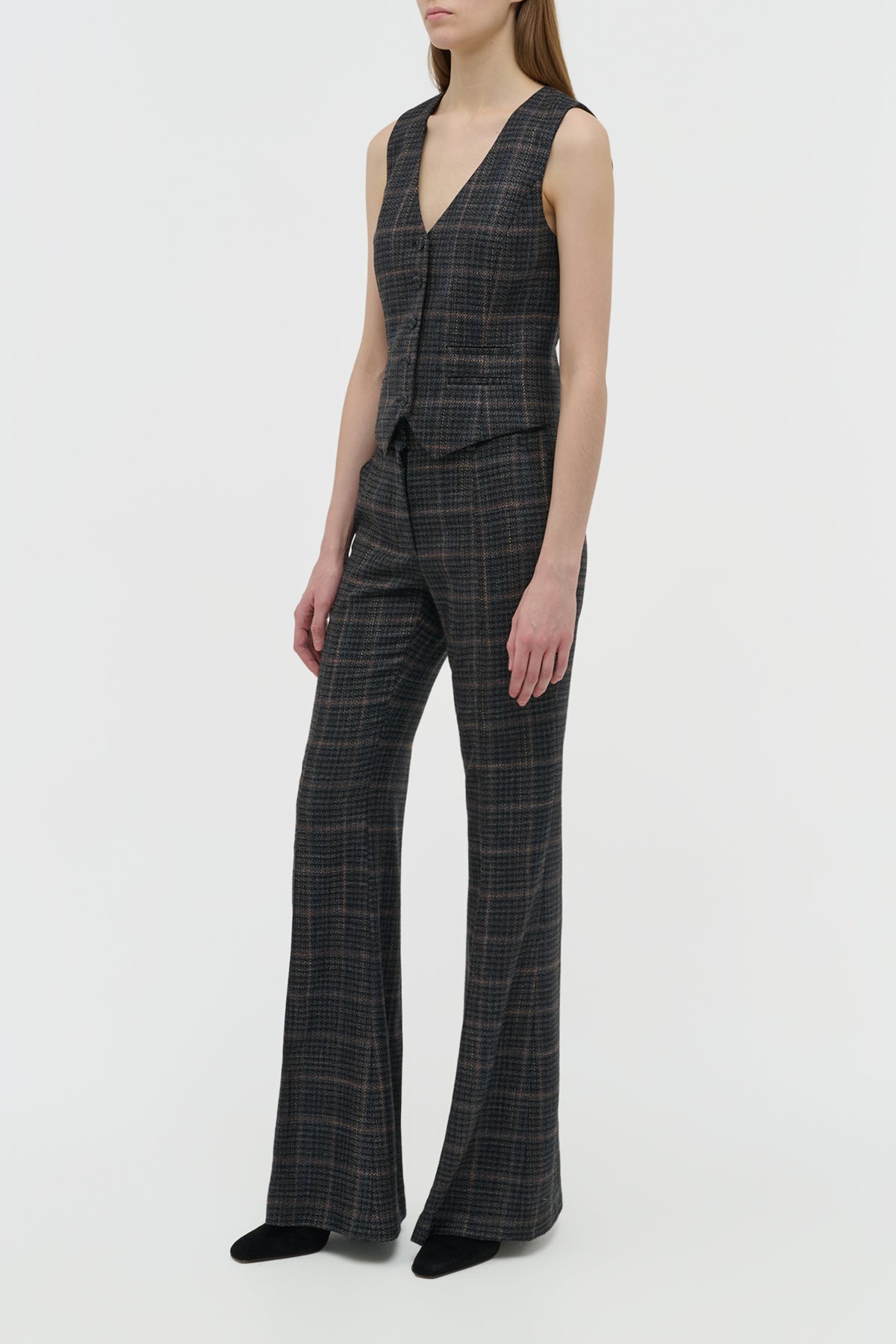Charcoal Multi / Pantalon Rhein en laine - Charcoal Multi