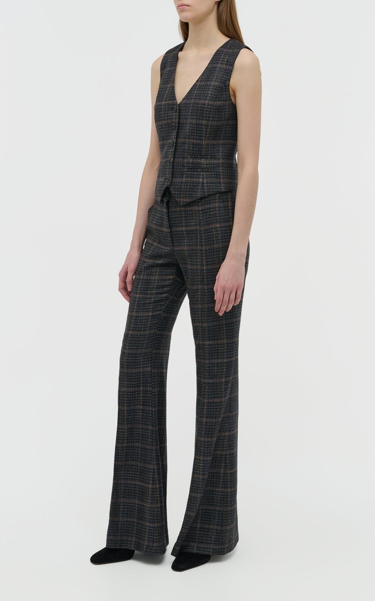 Charcoal Multi / Pantalon Rhein en laine - Charcoal Multi