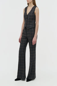Charcoal Multi / Pantalon Rhein en laine - Charcoal Multi