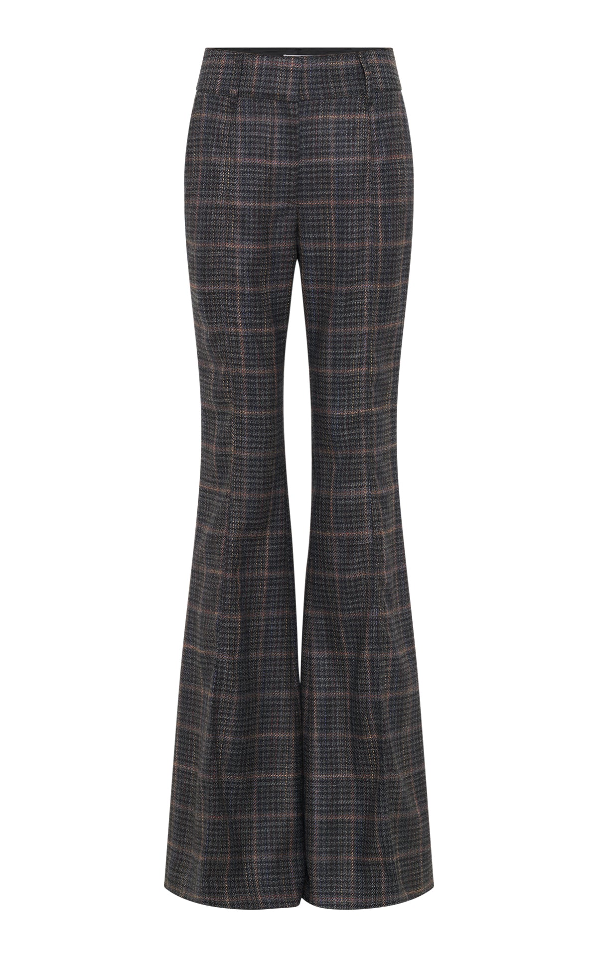 Rhein Pant en anthracite multicolore laine soie clubcheck tartan