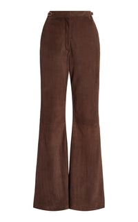 Chocolate / Pantalon Vesta en cuir - Chocolate