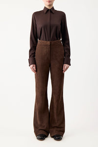 Chocolate / Pantalon Vesta en cuir - Chocolate