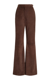 Chocolate / Pantalon Vesta en soie - Chocolate
