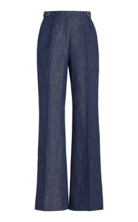 Navy / Pantalon Vesta en soie - Navy