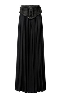 Black / Jupe Selah en cuir - Black