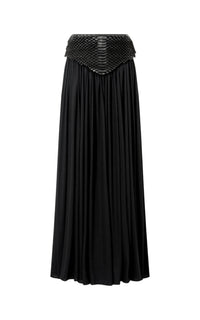 Black / Jupe Selah en cuir - Black