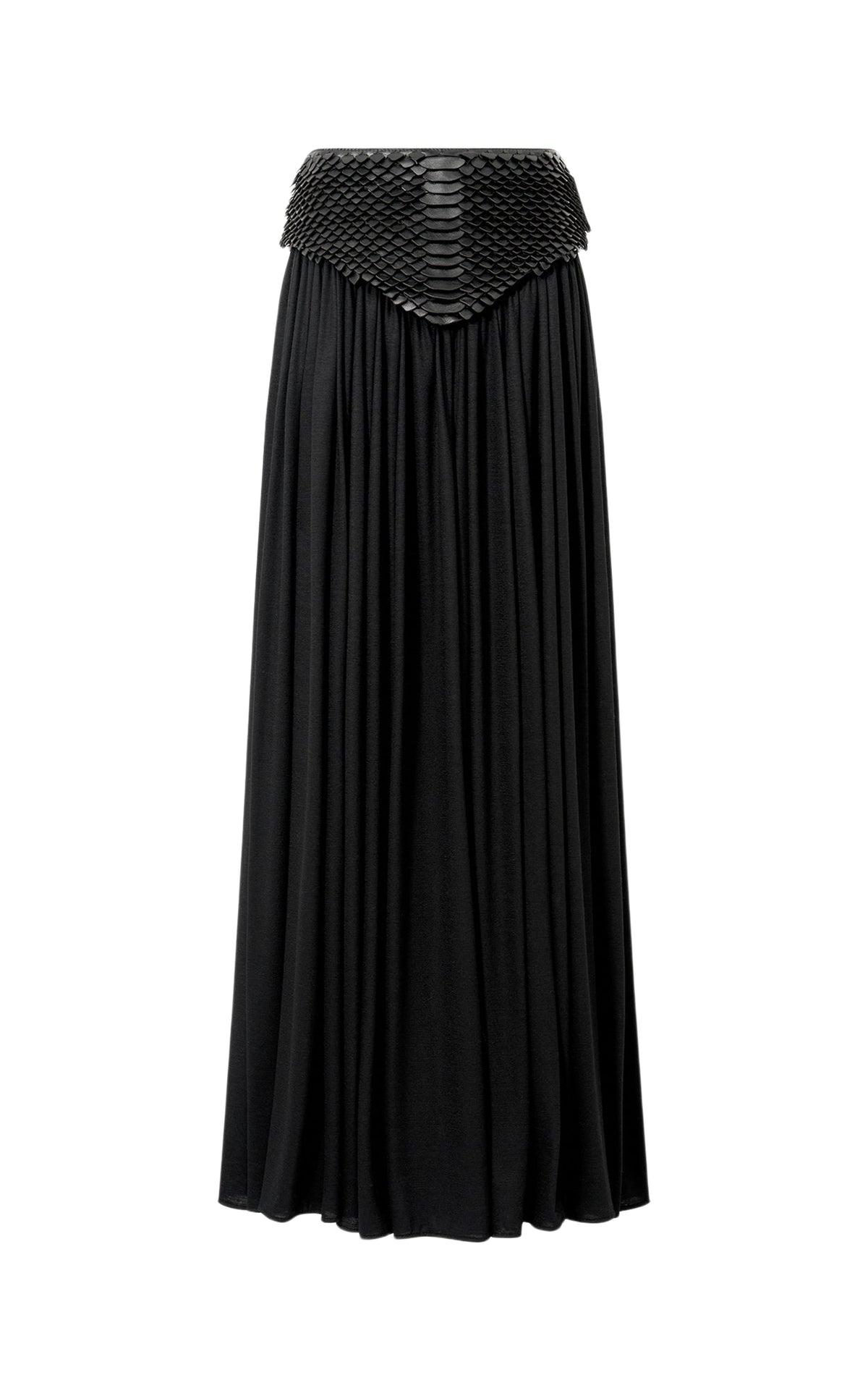 Black / Jupe Selah en cuir - Black