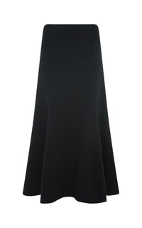 Black / Jupe Patterson en cachemire - Black