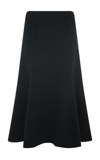 Patterson Skirt en noir double face recyclé cash