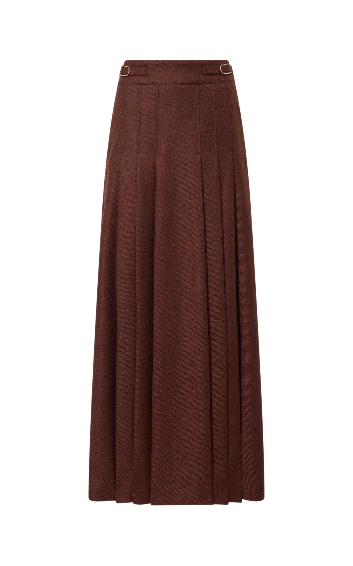 Burnt Sienna / Jupe Wesley en laine - Burnt Sienna
