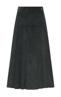 Charcoal Multi / Jupe Wesley en laine - Charcoal Multi