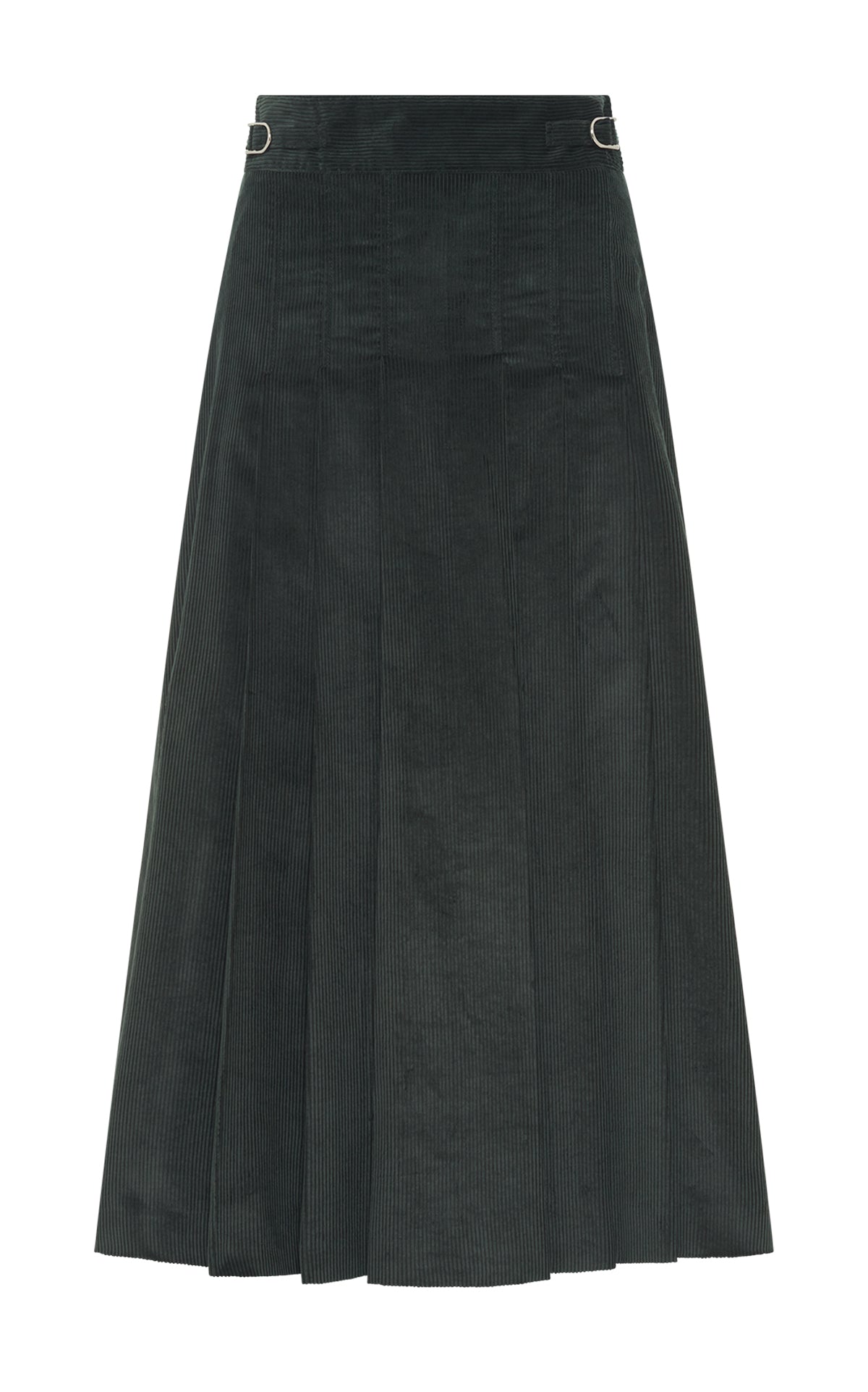 Wesley Skirt en anthracite multicolore laine soie clubcheck tartan