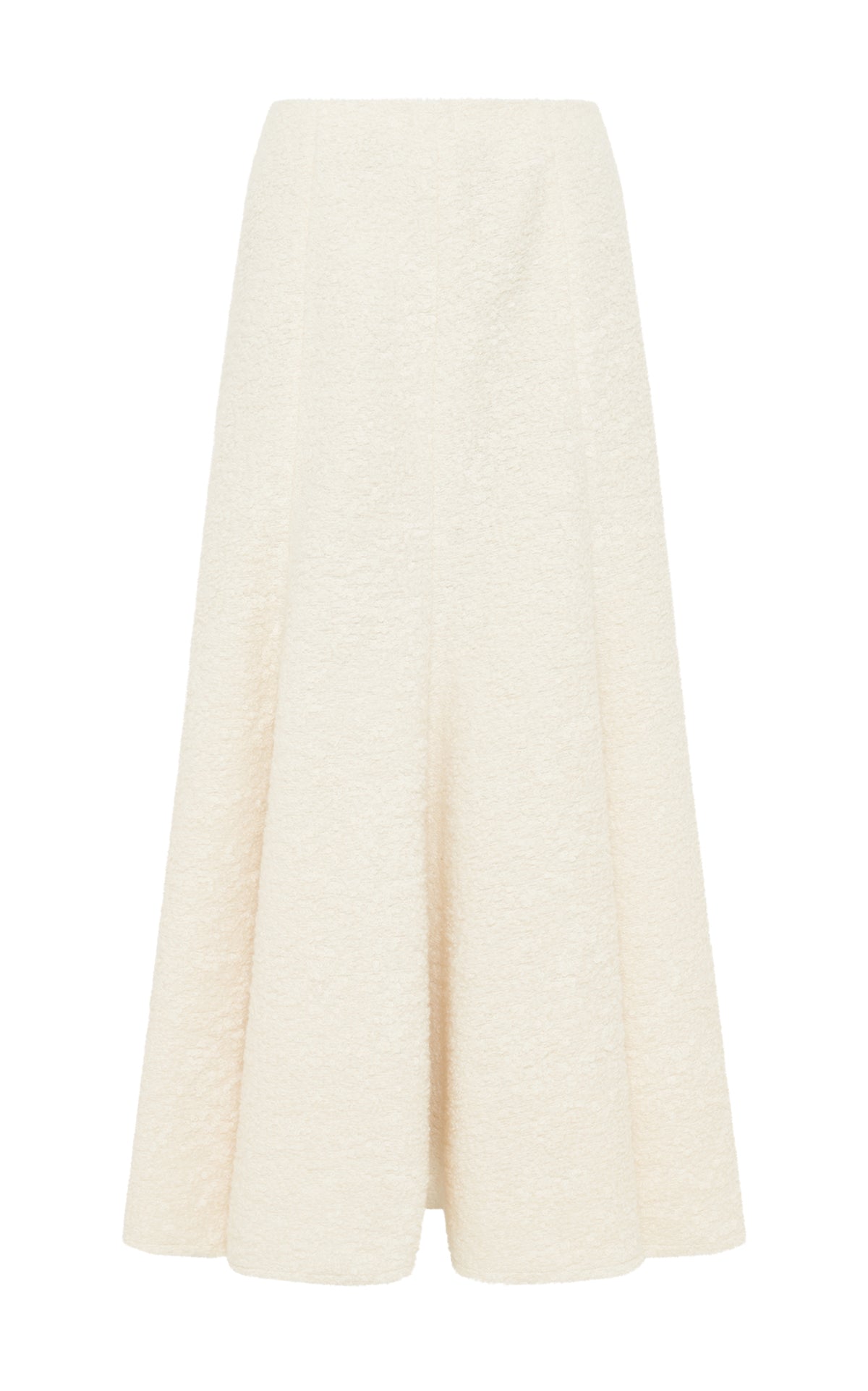 Amy Skirt en ivoire eco cachemire bouclette