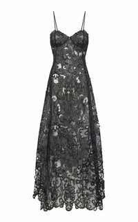 Black / Robe Luma en soie - Black