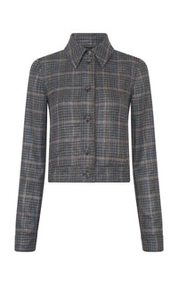 Charcoal Multi / Veste Thereza en laine - Charcoal Multi