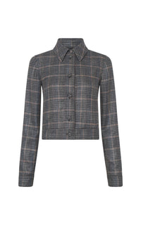 Charcoal Multi / Veste Thereza en laine - Charcoal Multi