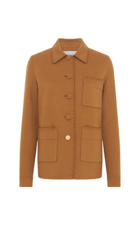 Yellow Ochre / Veste Ulu en cachemire - Yellow Ochre